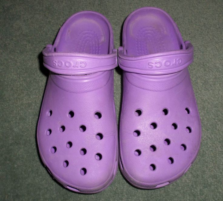 purple womens crocs